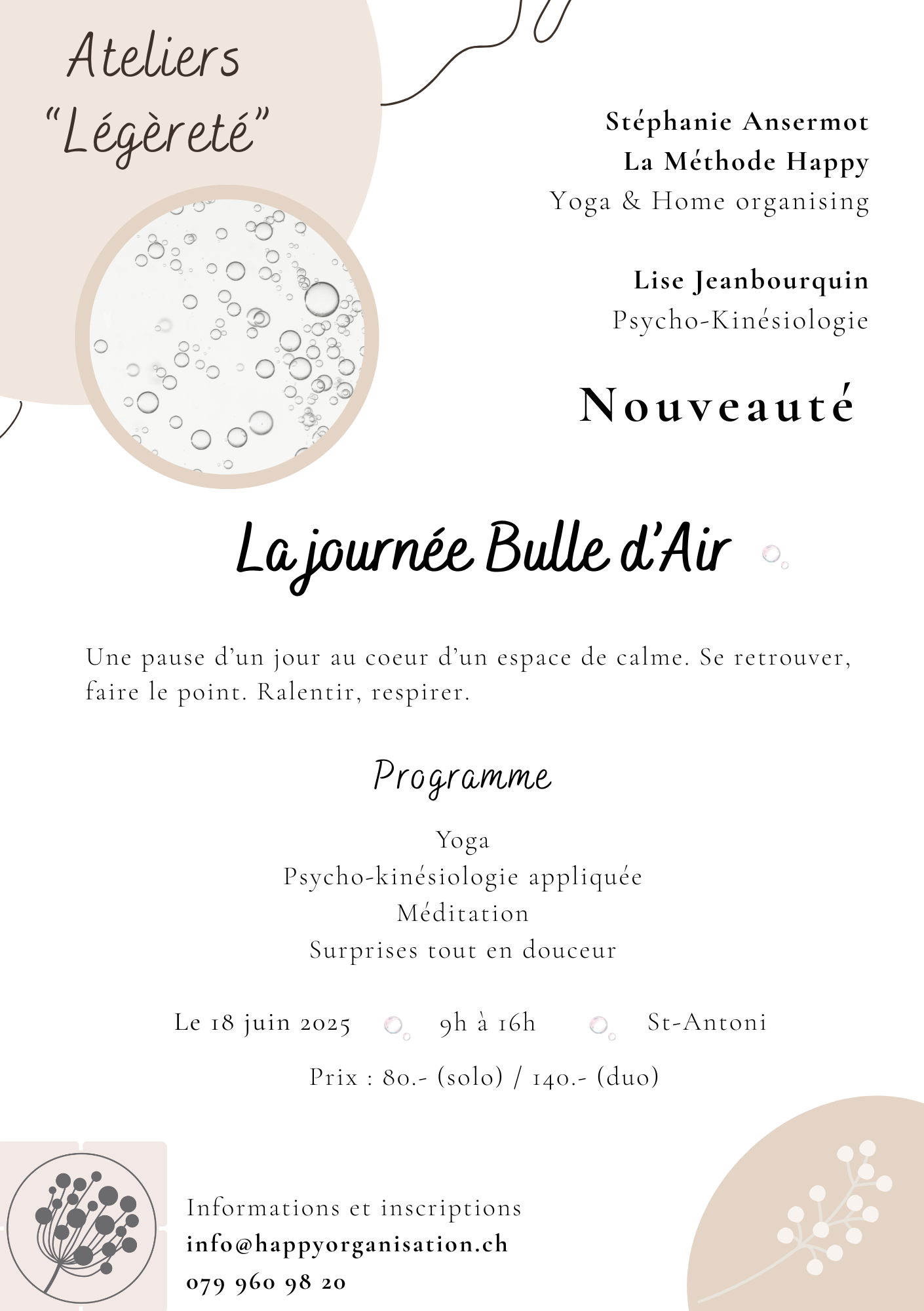 Evénements Légèreté ouverts à Tous